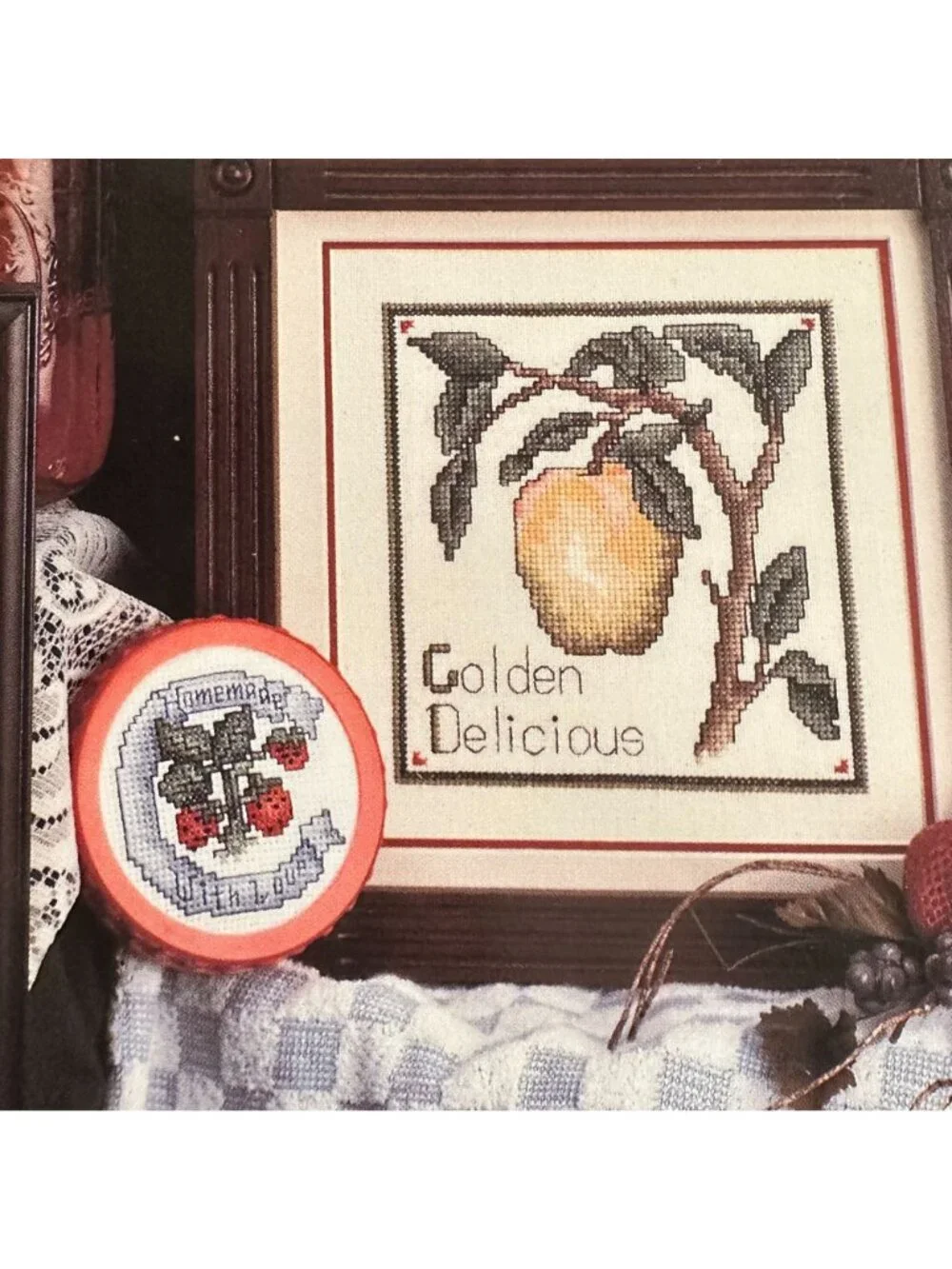 Fruits Of The Seasons Cross Stitch Pattern Book By RainDrop Stoney Creek Collect